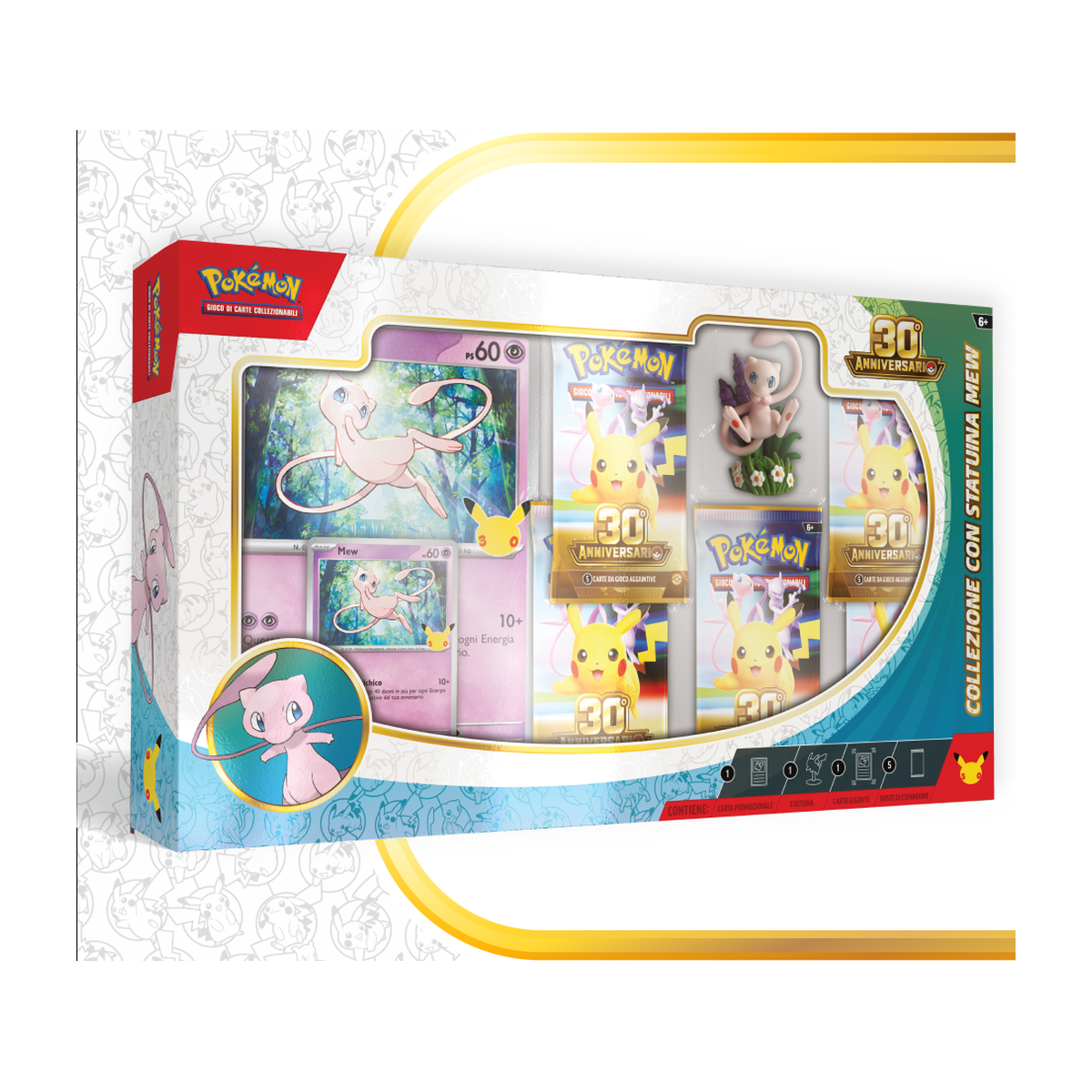Collezione con Statuetta Mew 30° Anniversario